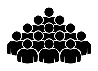 Symbol, ikona ludzi. Plik wektorowy. © robert6666