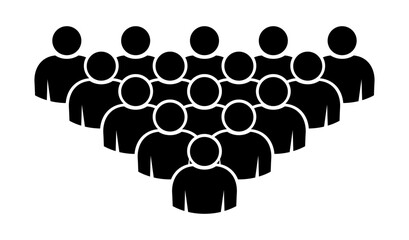 Symbol, ikona ludzi. Plik wektorowy. © robert6666