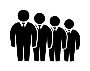 Symbol, ikona ludzi. Plik wektorowy. © robert6666