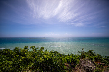 The scenery of Cape Chinen in Nancheng City, Okinawa Prefecture, Japan