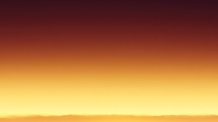 Obraz premium Golden sunset over mountain range, dramatic sky, serene landscape, gradient color, nature