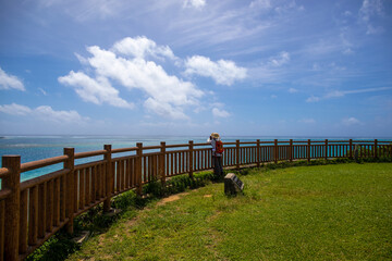 The scenery of Cape Chinen in Nancheng City, Okinawa Prefecture, Japan