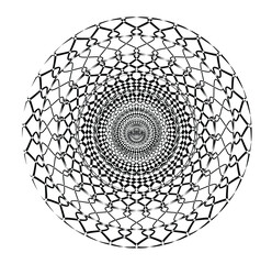 Sacred Geometry Inspired Circular Vector Art