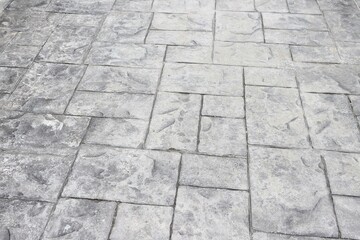 Stone block walkway pattern background