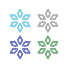 Natural Ayurveda Massage Spa Resort Logo Sign Symbol
