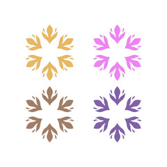 Natural Ayurveda Massage Spa Resort Logo Sign Symbol
