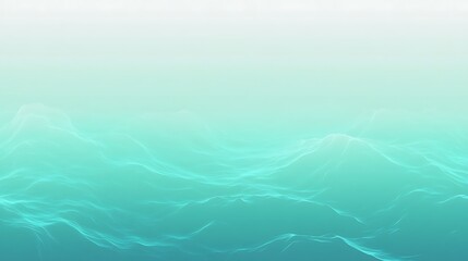 Obraz premium Abstract teal blue green gradient background with flowing waves and blurred lines texture