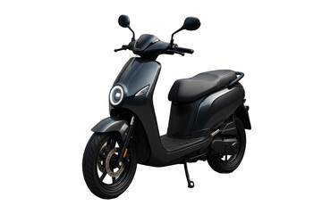 High Quality Modern Electric Motorbike Scooter in Minimal Urban Setting