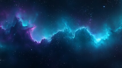 Celestial Symphony: Breathtaking Cosmic Nebula in Deep Space with Stars and Vibrant Colors