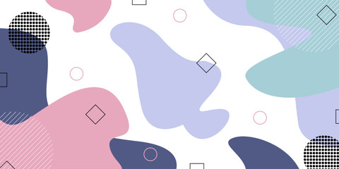 Flat abstract background