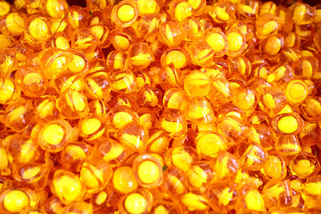 Gummy candy, jelly candy Top view