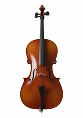 Obraz premium Cello on white background isolated