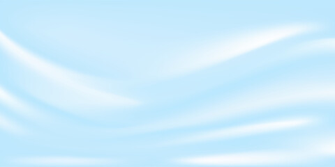 A smooth, soft cloudy sky illustration featuring light blue hues and thin white shapes, ideal for a background.