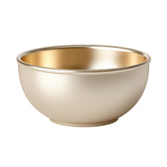 Elegant Metal Bowl with Smooth Finish and Reflective Interior Ideal for Serving and Decorative Use