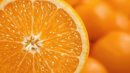 Detailed view of orange peel texture with limited depth of field