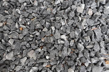 Black stones background. Stone Texture Background. Natural Rock Wallpaper for Design. 
