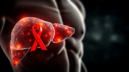 Liver disease awareness concept