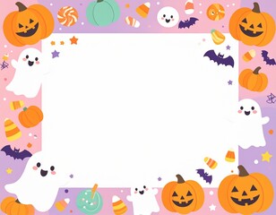 halloween pumpkin frame