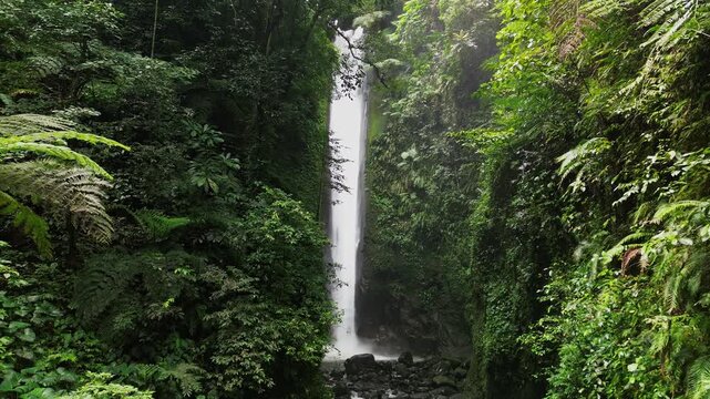 Aerial Drone Footage of Casaroro Falls