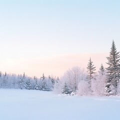 Obraz premium Winter wonderland scene