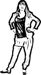 Smiling business woman