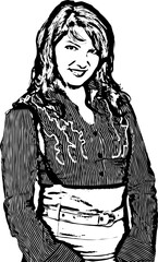 Portrait of elegant business woman