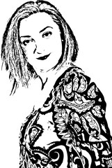 Beauty  red hair woman