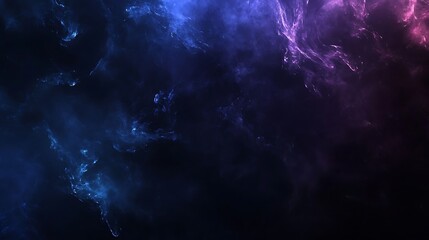 Fototapeta premium Abstract cosmic nebula background with blue and purple colors for space and science concepts