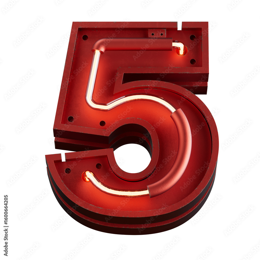 Poster bright neon font with fluorescent tubes.metallic futuristic cyberpunk alphabet. 3d rendering isolate