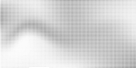 Halftone background vector. Monochrome Abstract dot, Gradient halftone dots for background pattern and texture.