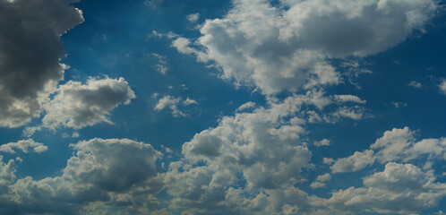 blue sky background with tiny clouds, nature cloud blue sky background.