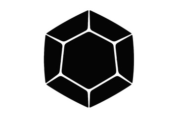 Fototapeta premium Geometric Gemstone Facets jewel crystal