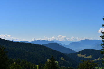 Schöne Landschaft bei Proveis in Südtirol 