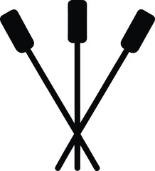 Three Paddles Icon