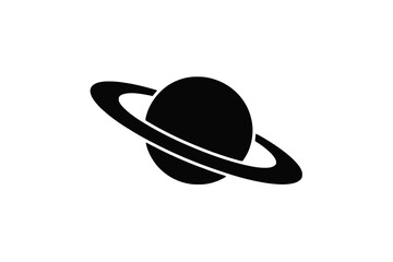 Saturn Planet Silhouette space galaxy