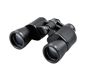 binoculars on white background