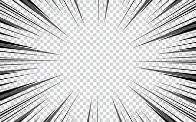 Black and white blank abstract pop art comic background.