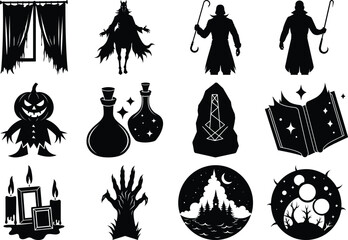 Black color fill simple block shape on transparent background