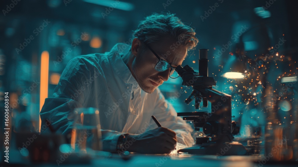 Poster research lab insights on quantum computing and future innovations