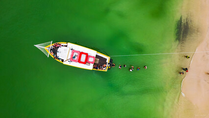 Ilha Do Campeche Floripa Santa Catarina Ilha Tropical Passeio Turístico Mar Praia Areia Branca...