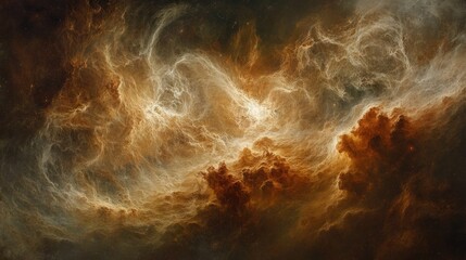 Abstract cosmic nebulae