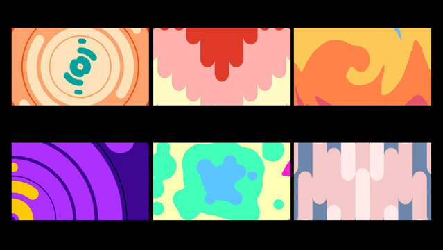 Liquid Modern Shapes Transitions