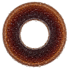 Cola Flavored Gummy Ring with Water Droplets
