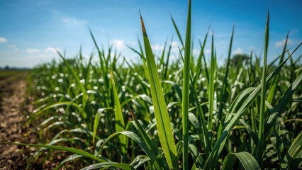 Fototapeta premium Cane plant for sweetener