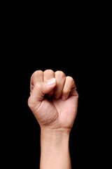 Clenched Fist Symbolizing Strength