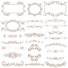 Vintage Decorative Design Elements Set