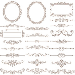 Vintage Decorative Design Elements Set