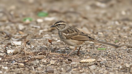 The bird has a long tail and legs, with young individuals showing richer lower plumage and light-tipped upper feathers.