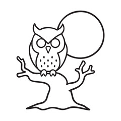 Summer Owl Relaxing On Beach Chair