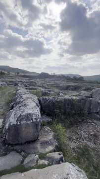 Hattusa, also Hattuşa, Ḫattu&scaron;a, Hattusas, or Hattusha, was the capital of the Hittite Empire in the late Bronze Age during two distinct periods. Its ruins lie near modern Boğazkale, Turkey